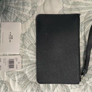 Coach navy blue sparkle clutch